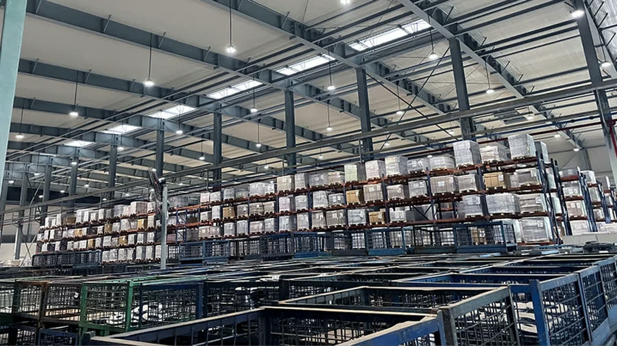 NAIST production workshop storage area